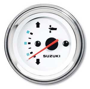 Suzuki Outboard 2″ WHITE TRIM GAUGE 34800-93J11