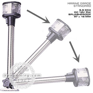 Speed boat side navigation light