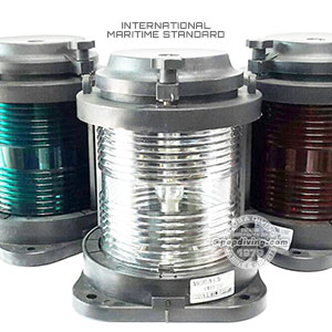 Lampu Navigasi 4 inch CXH2-21P red, CXH3-21P white, CXH1-21P green