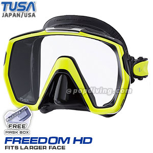 Tusa Japan Triquest m3001 panoramic mask