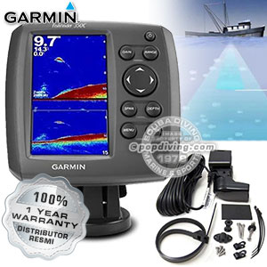 Garmin 350c echosounder fish finder marine