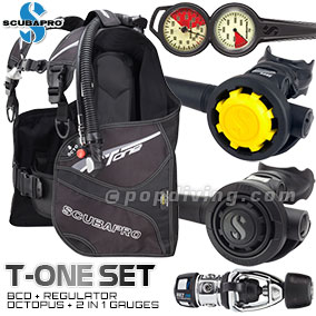 Scubapro Paket BCD regulator, octopus, gauges