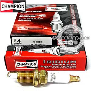 Busi champion asli original untuk mesin tempel johnson evinrude