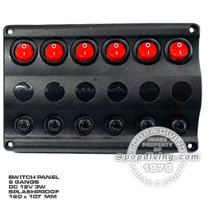 Switch panel marine 12 volt dc